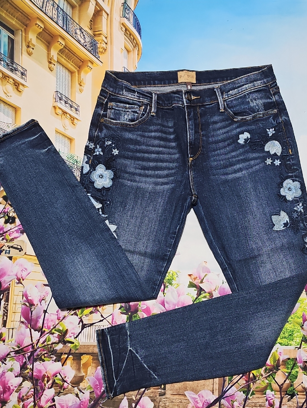 Driftwood Floral Marilyn Jeans Size 30